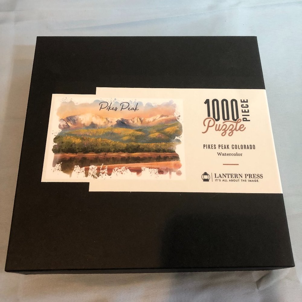 COMPLETE Pikes Peak Colorado 1000 Pc Puzzle Lantern Press #MS